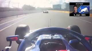 Daniil Kvyat vs Pierre gasly 2019 onboard