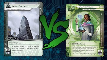 Android Netrunner   Crash Test #217 Argus Swiss Knife VS Ayla Rebirth Big Rig