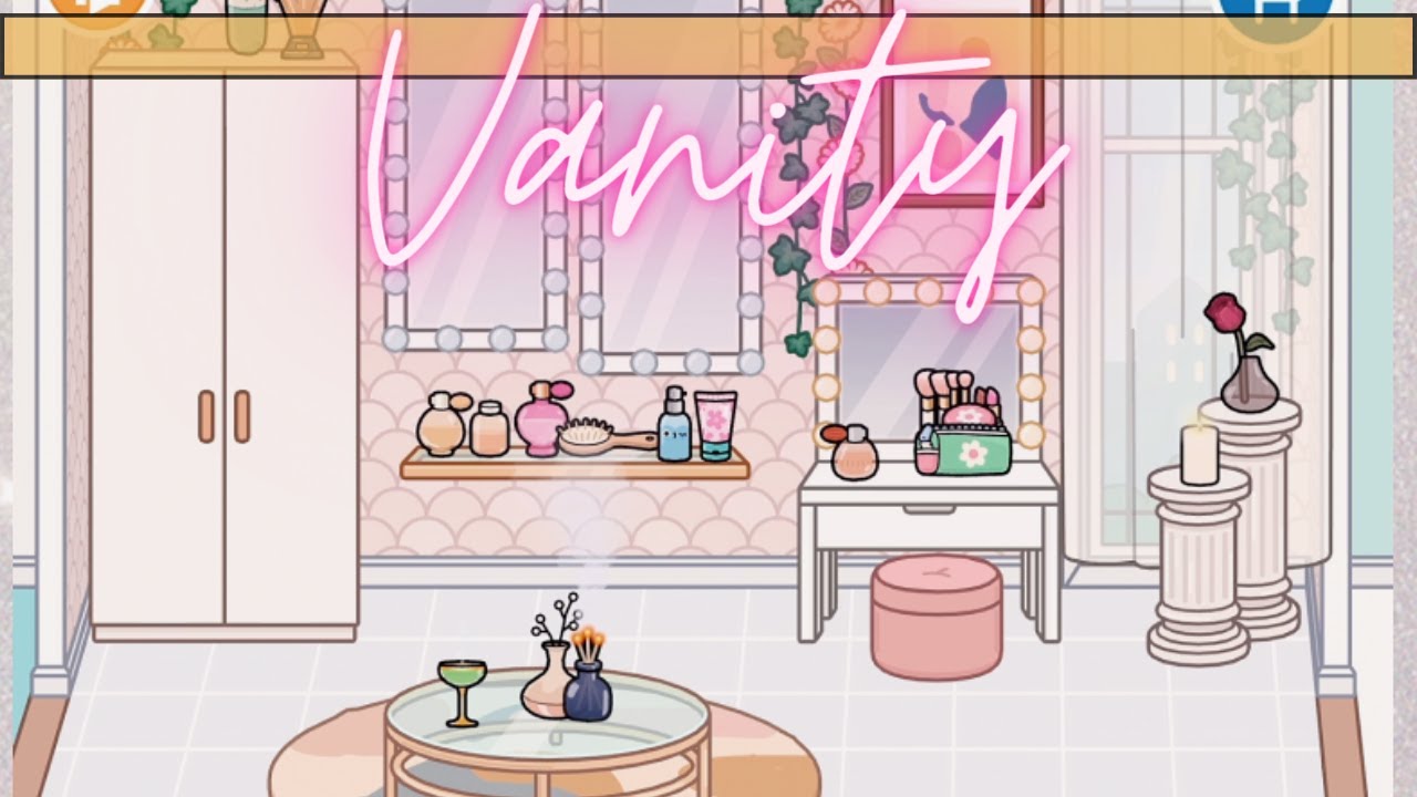 Toca Boca House Ideas | Luxury Makeup Vanity | Toca Boca 😍💄 - YouTube