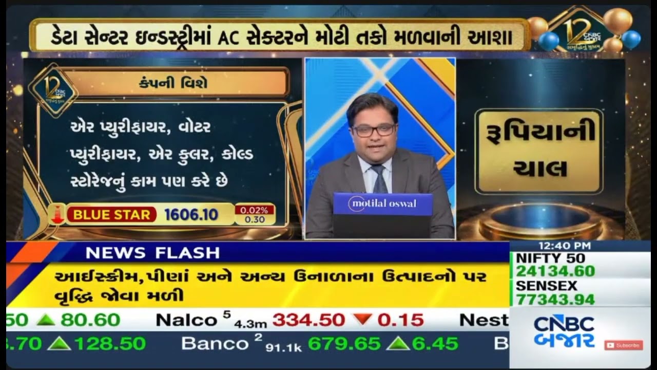 Mr B Thiagarajan - MD, Blue Star - CNBC Bajar - Business and Market Outlook