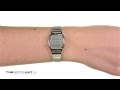 Casio Mini Ladies Silver Tone Digital Watch LA670WEA 7EF