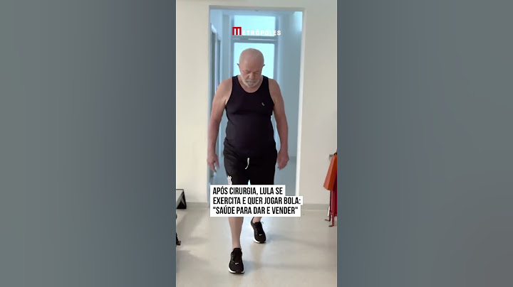 Após cirurgia, Lula se exercita e quer jogar bola