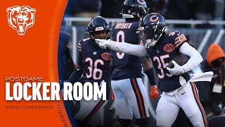 Bears postgame locker room | 2025 Week 15