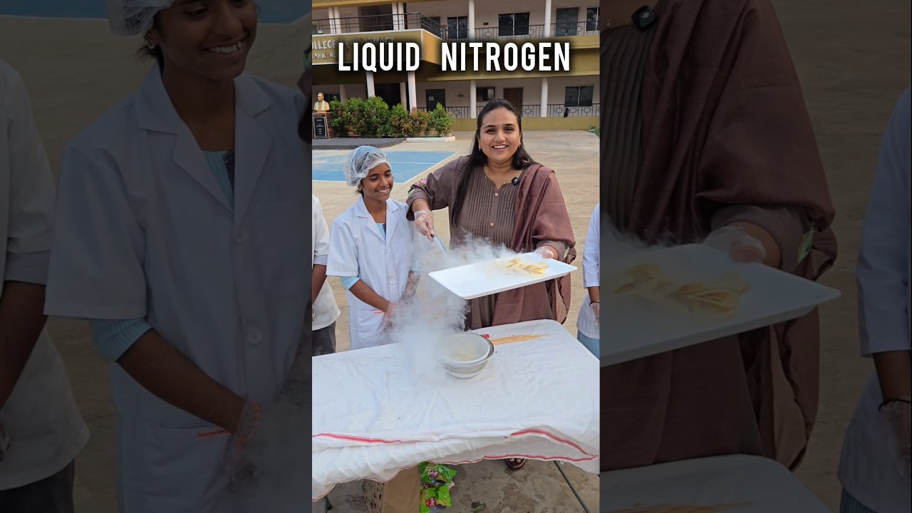 Telugu Food in Liquid Nitrogen