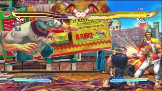 SFxT Ryu - Corner Setup