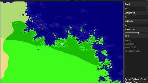 Procedural World Map Generator 0.0.1