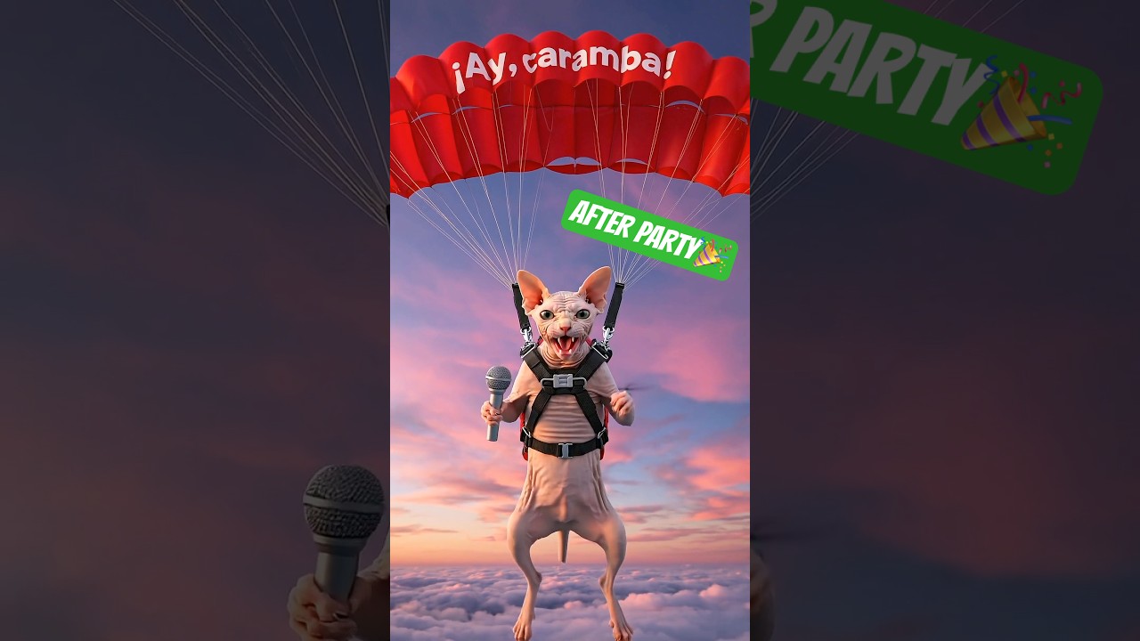 A Wonderful Flight 🪂🐈🛩️