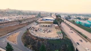 Pacific Beach Aerial Video - Southwest Boulder Stone