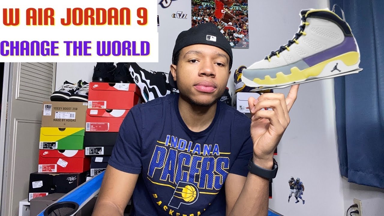 air jordan 9 womens change the world