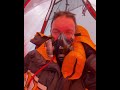 EXTREME STORMS inside Tent @ Everest.  #shorts #everest #mountain