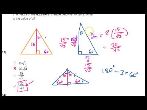 Video: Kaip Rasti Lygiakraščio Trikampio Kraštą, Kuriam Suteikta Bazė
