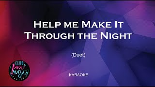 Help Me Make it Through the Night (Duet) Karaoke