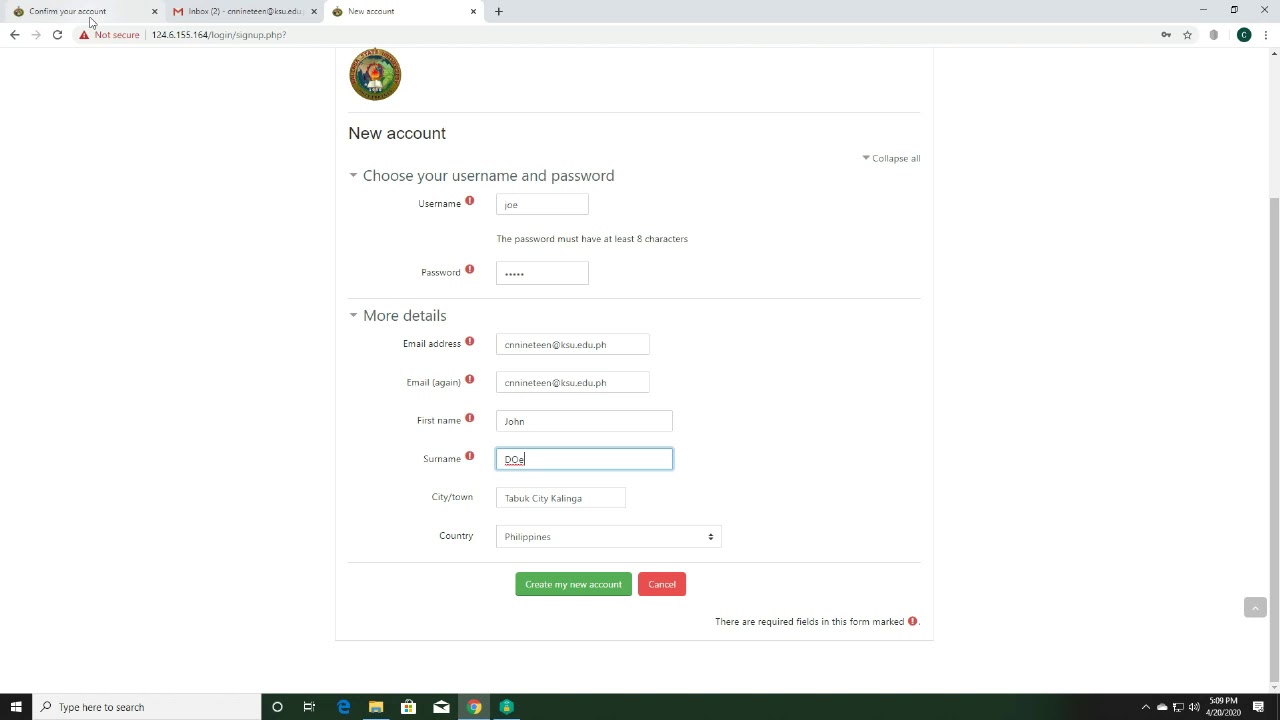 Lesson 6 Student Registration in the KSU Elearning System YouTube