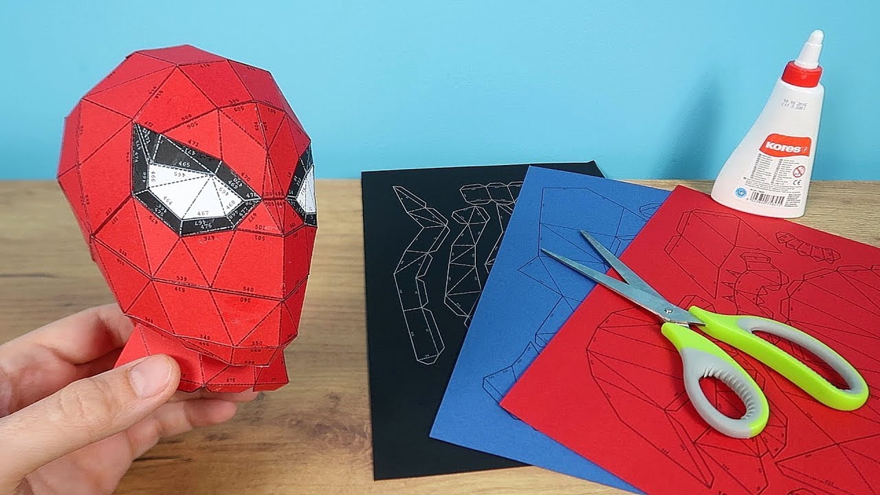 ESCULTURA de PAPEL de SPIDERMAN de ALIEXPRESS | Rompecabezas 3D - YouTube