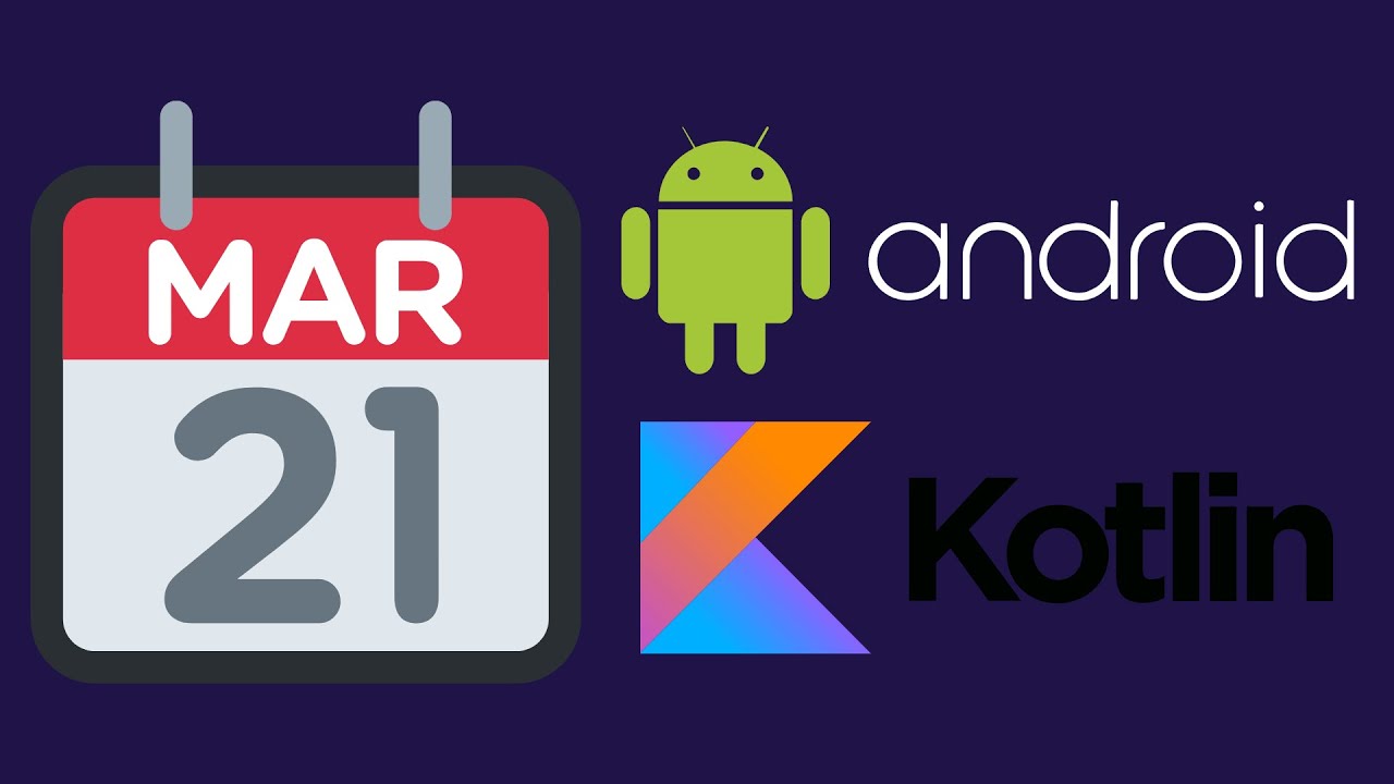How to add Calendar View? Kotlin Android Tutorial YouTube