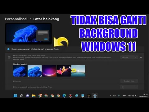 Bạn đang gặp phải vấn đề không thể thay đổi hình nền trên hệ điều hành Windows 11? Hãy xem qua hình ảnh liên quan đến từ khóa này để tìm kiếm lời giải cho vấn đề của bạn. Chúng tôi sẽ giúp bạn có được một desktop theo ý thích của mình.