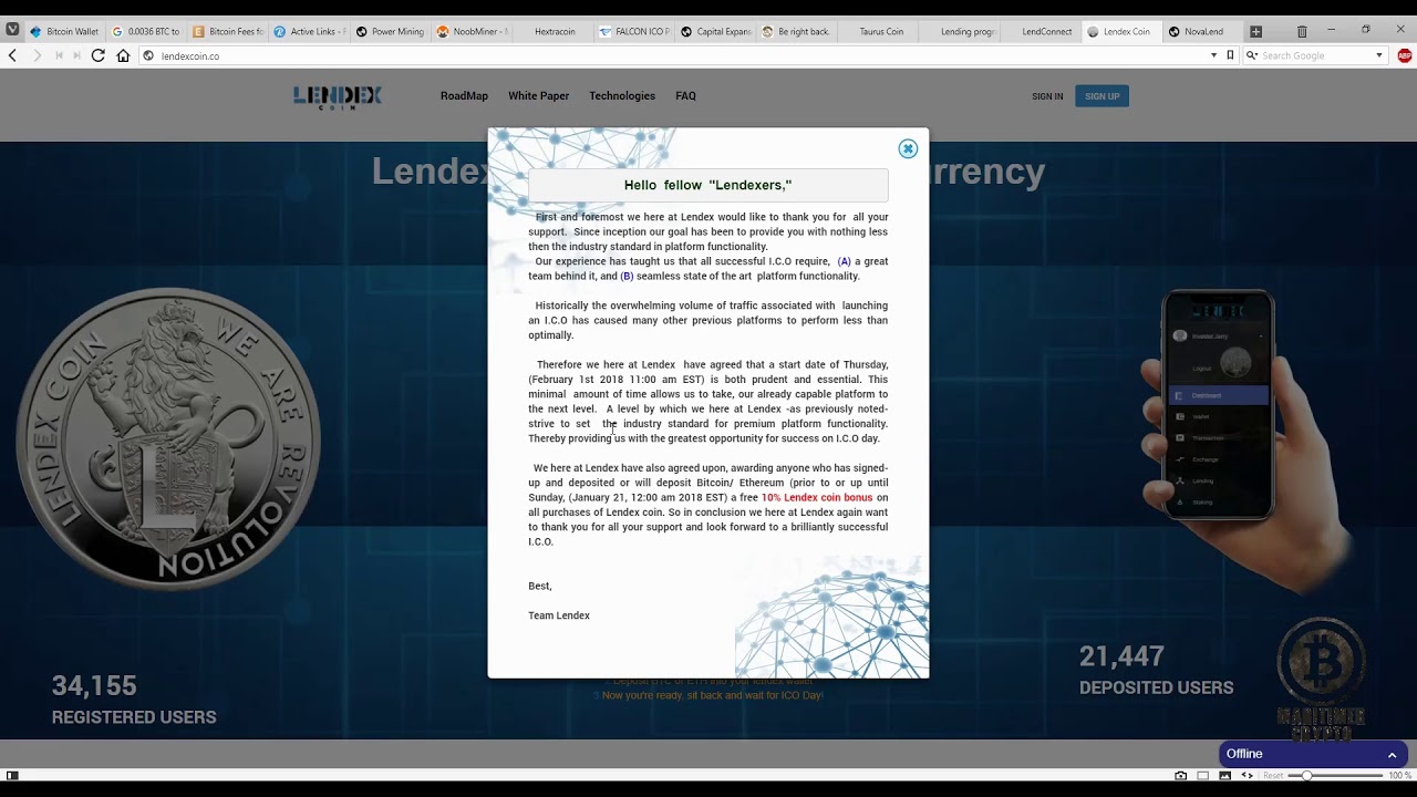 LENDEX - DELAY OPENING THE SALE BUT THERES COMPENSATION FOR THAT
