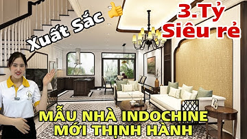Mẫu nhà lửng Phong cách Indochine đẹp nhất hiện nay có phòng ngủ trệt , giá có 3X tỷ à - Nhà quận 12