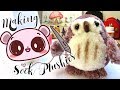 Making Owl Plushies using socks - Kawaii Fukuro crafts fun ...