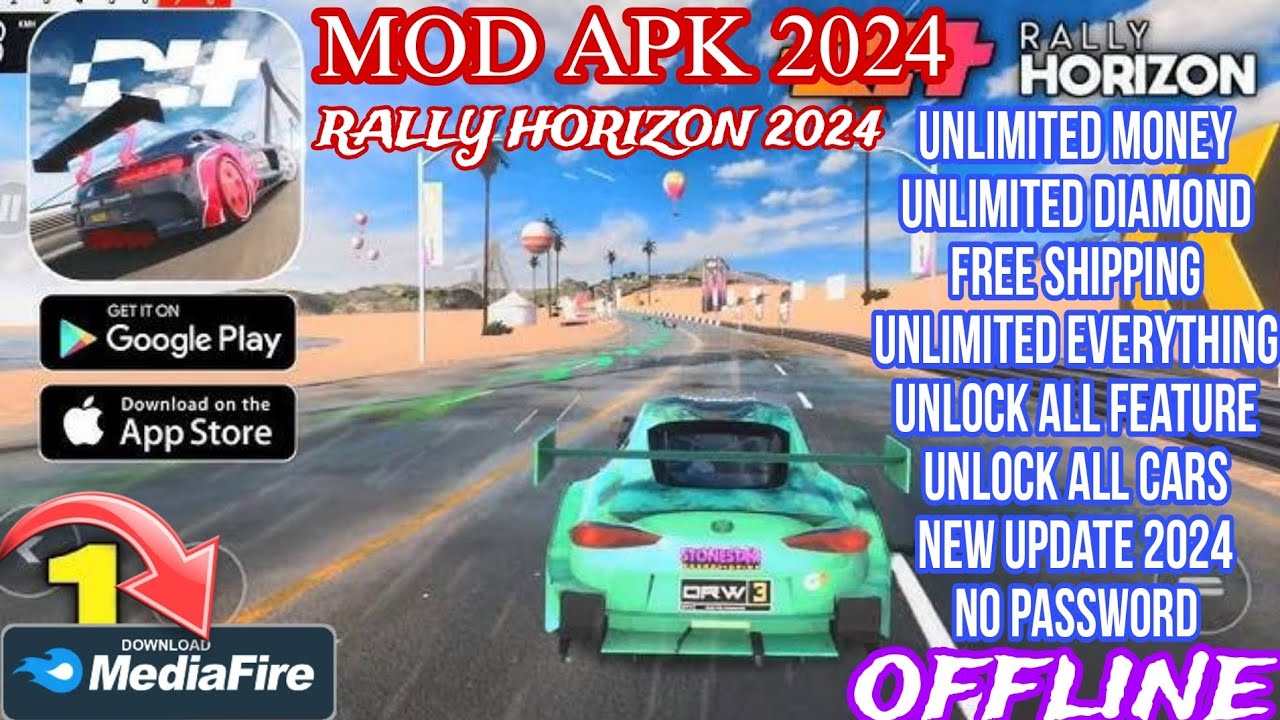 New update 2024 Rally Horizon Mod APK v2.4.1 Unlimited money