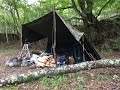 【トリマトリ。パップテントでソロ野営してみた】【Shelter-half/Pup Tent 】【パップテント】 【ソロキャンプ】 【bushcraft ブッシュクラフト】