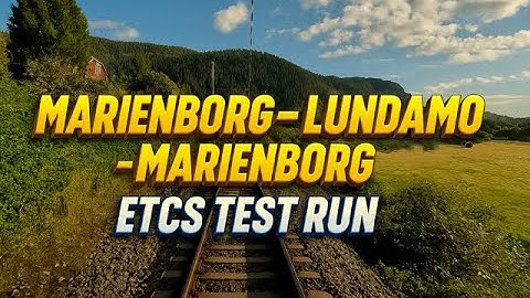 Type 93 ETCS Test Run – Marienborg – Lundamo – Marienborg (September 9, 2025)