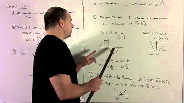 Continuity 1b - Polynomial/Rational Functions and The Extreme Value Theorem