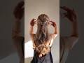 braided half updo hairstyle #weddinghairstyle #hairtutorial #halfuphalfdownhairstyle #hairstyle
