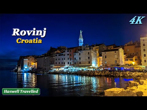 Rovinj Old Town, Istria, Croatia Travel in 4K