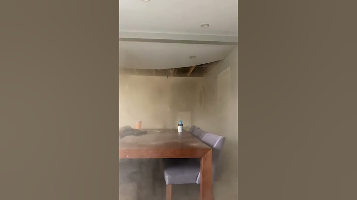 CRAZY! WATCH THE CELING COLLAPSE. #oddlysatisfying #diy