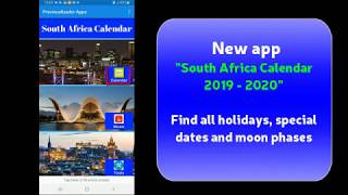 South Africa Calendar 2019 - 2020 screenshot 4