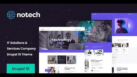 Existing Installtion - Notech - IT Solutions & Services Drupal Theme
