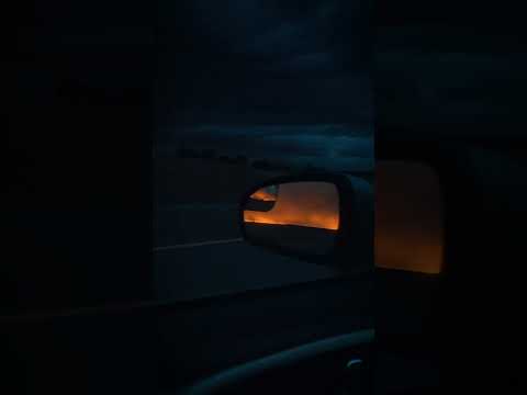 EN GÜZEL ARABA YOLCULUĞU GÜN SONUNDA GÜNEŞ BATARKEN #sun #sky #sunsetlovers #road