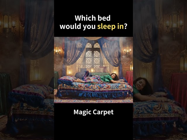 Which Bed Would You Sleep In?🛋️#asmr #aiasmr #shorts #relaxing #oddlysatisfying #bed