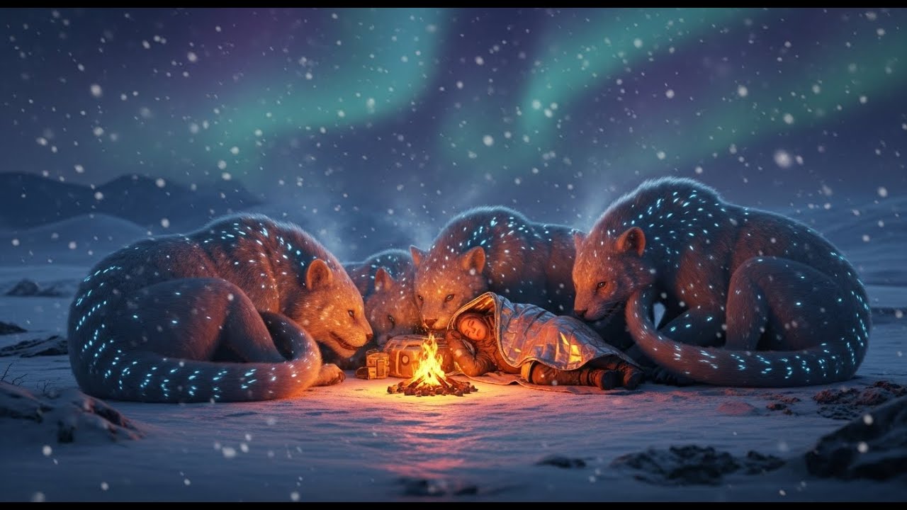 They Said Humans Can’t Endure Here — The Alpha Cubs Slept Beside Her To ...