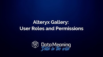 User Roles and Permissions in Alteryx Gallery