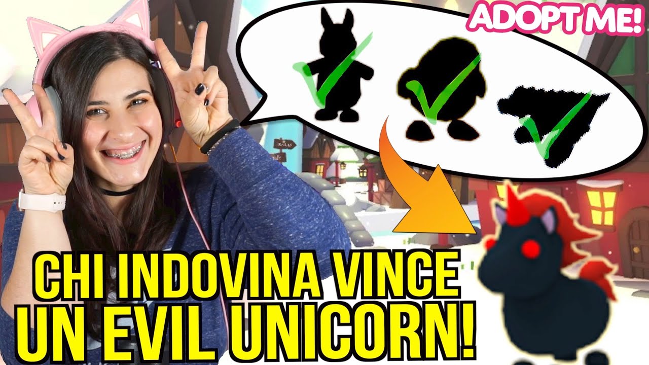 Chi INDOVINA TUTTI i PET VINCE un EVIL UNICORN su Adopt Me 😱 Roblox con la SQUAD By FrancyDreams