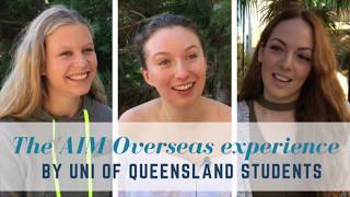The AIM Overseas Experience by University of Queensland Students