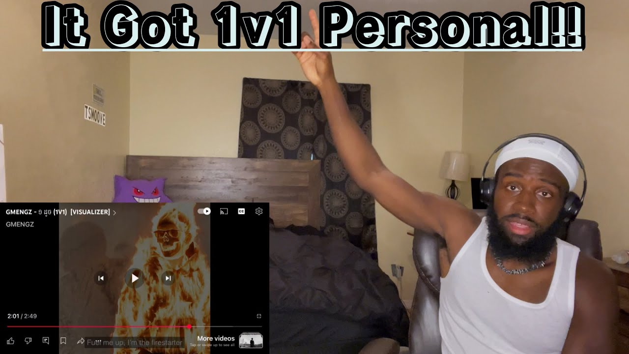 GMENGZ - ១ ដូច (1V1) [VISUALIZER] Reaction!!!