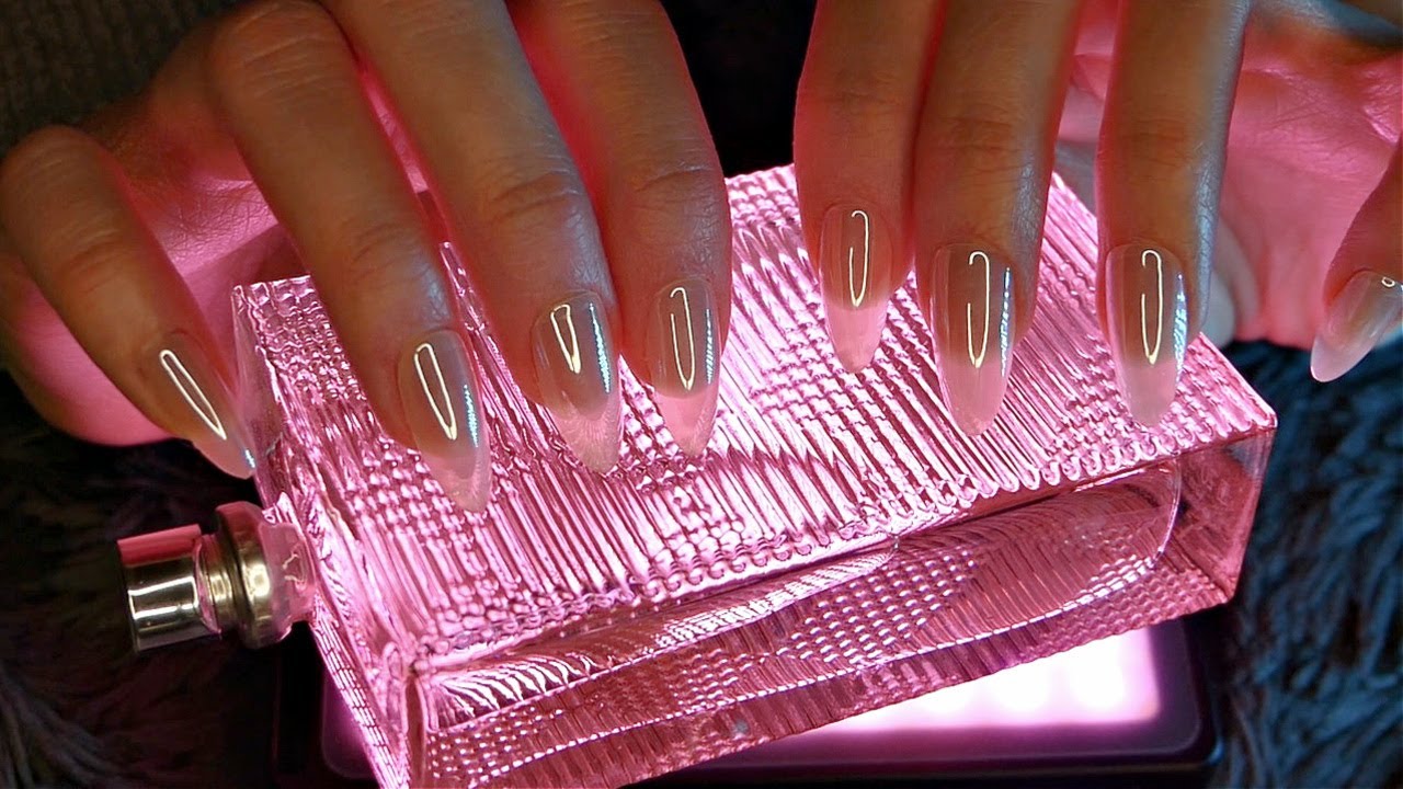 ASMR Textured Glass Scratching | Fast Scratching | Glowing Light | No Talking