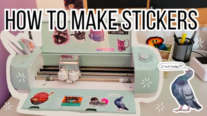 Making Handmade Stickers With A Cricut - DIY Craft Tutorial – Created By  Christine