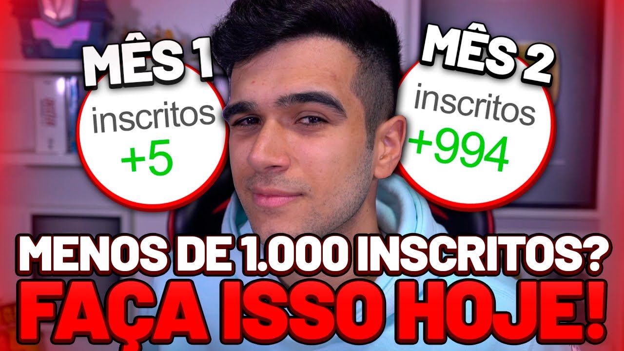 Se você tem menos de 1.000 inscritos comece a fazer isso HOJE ✅