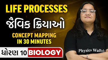 જૈવિક ક્રિયાઓ in 30 Minutes | Life Processes for STD 10th