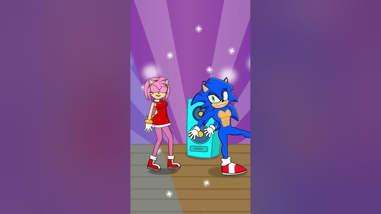 Amy Funny Dance - Sonic And Amy Story #shorts #sonic #funny #dance #amy