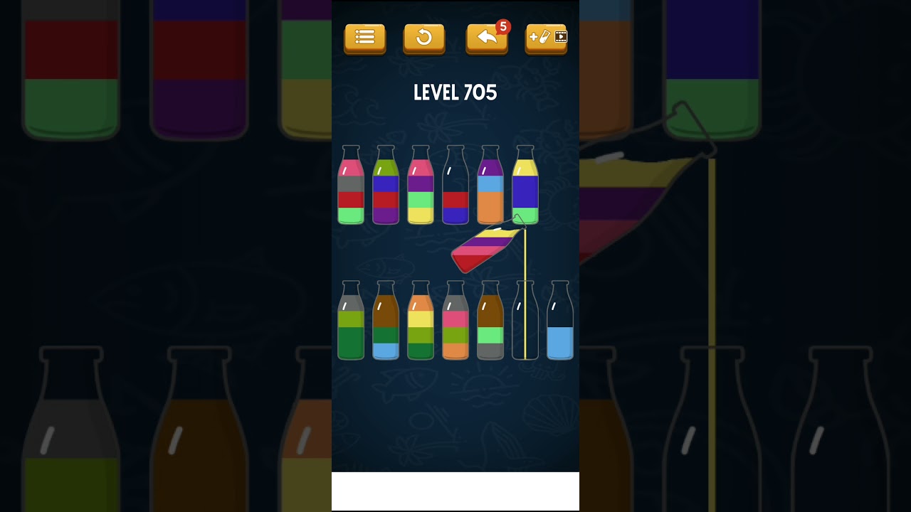 Soda Sort Puzzle - level 705
