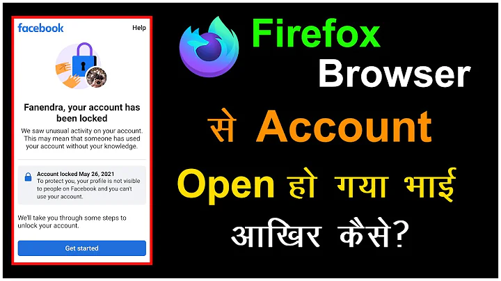 How to Unlock your Facebook Account By Firefox Browser | Open Facebook ID By Firefox Browser? 2022