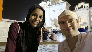 EATING AT THE SIKH GURDWARA IN NEW DELHI, INDIA 🇮🇳