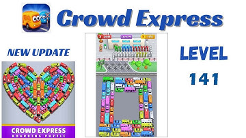 Crowd Express Level 141 Walkthrough 🚦 | Step-by-Step Solution | Go Answer