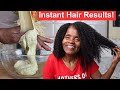 WOW!  BANANA &amp; AVOCADO DID THIS TO MY HAIR | INSTANT RESULTS