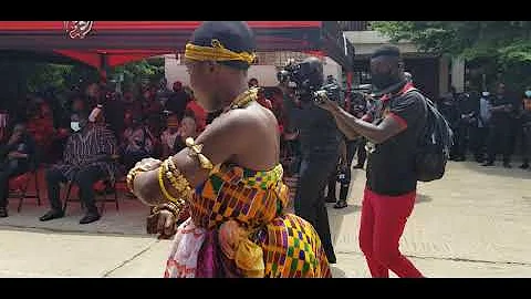 Beautiful Ghanaian cultural Adowa dance